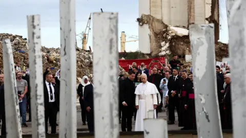 Pope Leo XIV Calls for Justice During Emotional Visit to Beirut Port Blast Site