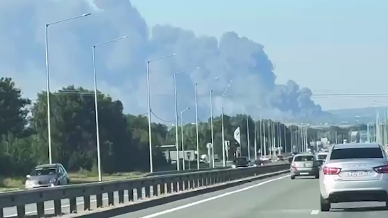 Ukraine Hits Key Russian Oil Refinery and Strategic Airfield in Overnight Strikes