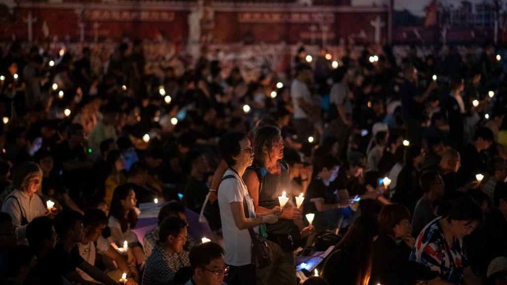 Hong Kong’s Tiananmen Vigil Leaders Sentenced to Up to Seven Years in Prison