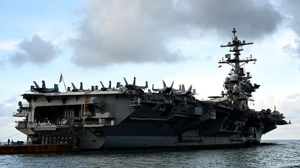 US carrier USS George Washington heads to Middle East to replace troubled USS Lincoln