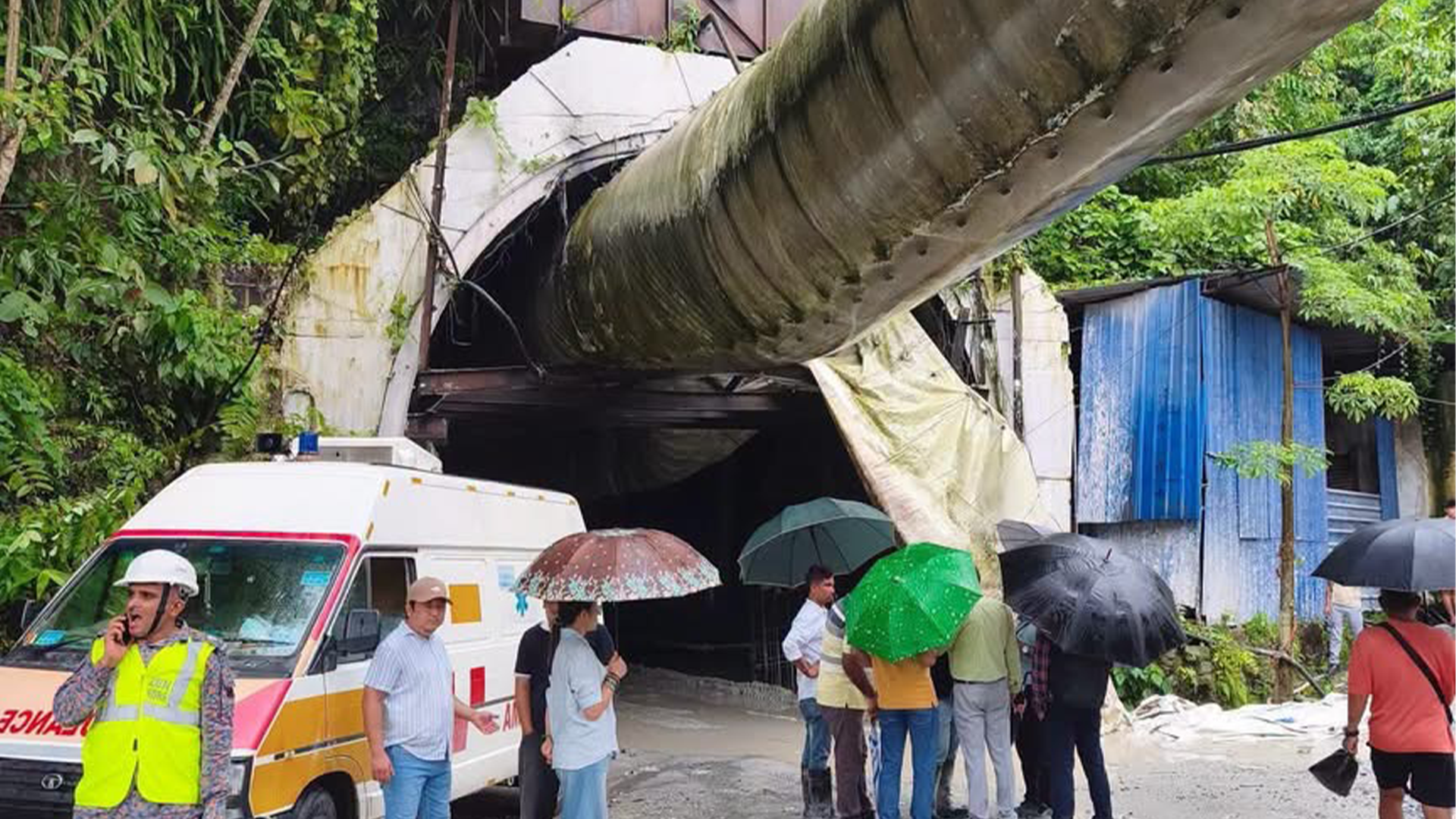 Tunnel Collapse in Sikkim Claims 12 Lives in Gas Explosion