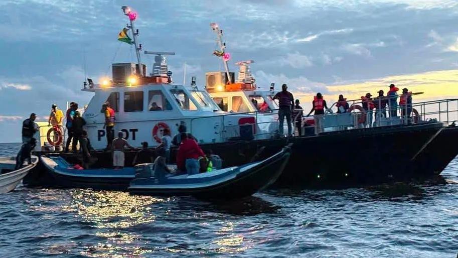 Ferry MV Barima capsizes off Guyana coast, 133 on board