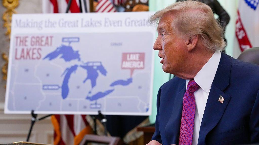 Trump pushes Apple to rename Lake Ontario to Lake America on its maps