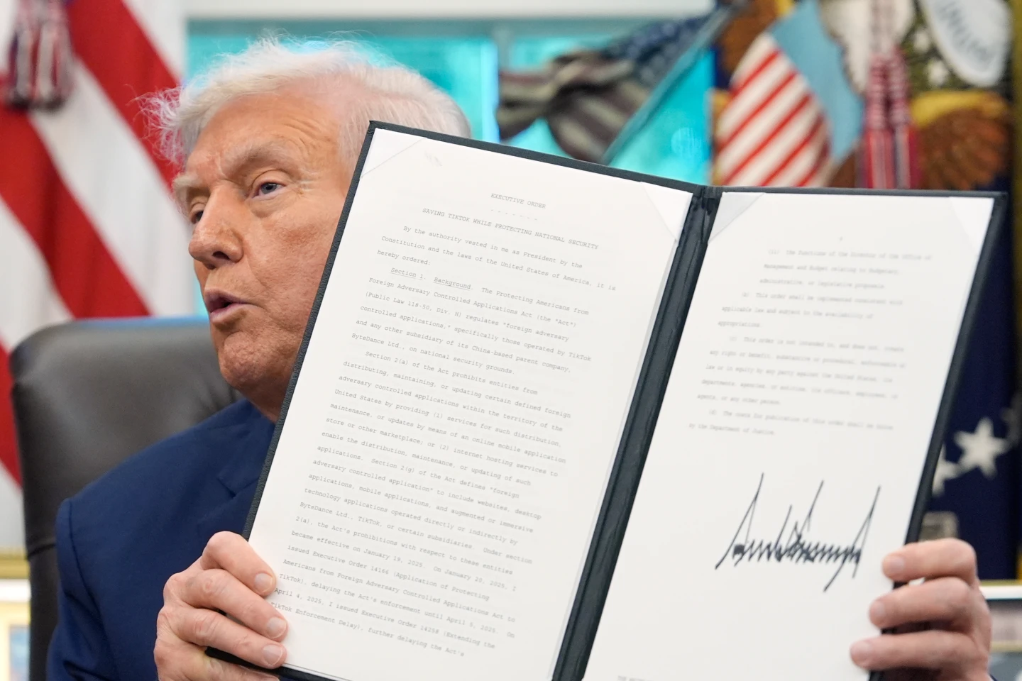 Trump Signs Executive Order Allowing TikTok to Operate in the U.S. Amid Security Concerns