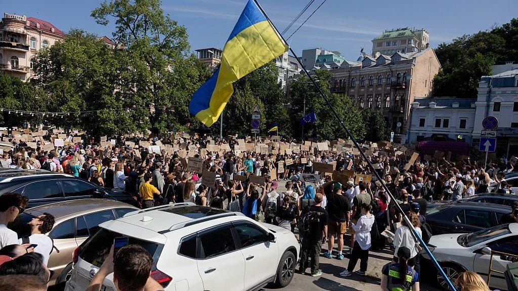Ukraine protests against Zelensky's dismissal of Defence Minister Fedorov
