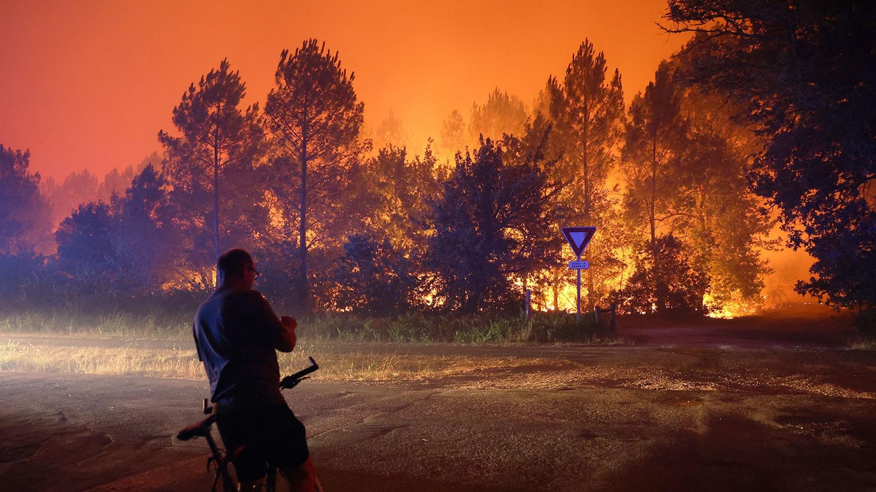 12,000 Evacuated as French Wildfires Rage Days After Two Firefighters Lost Their Lives