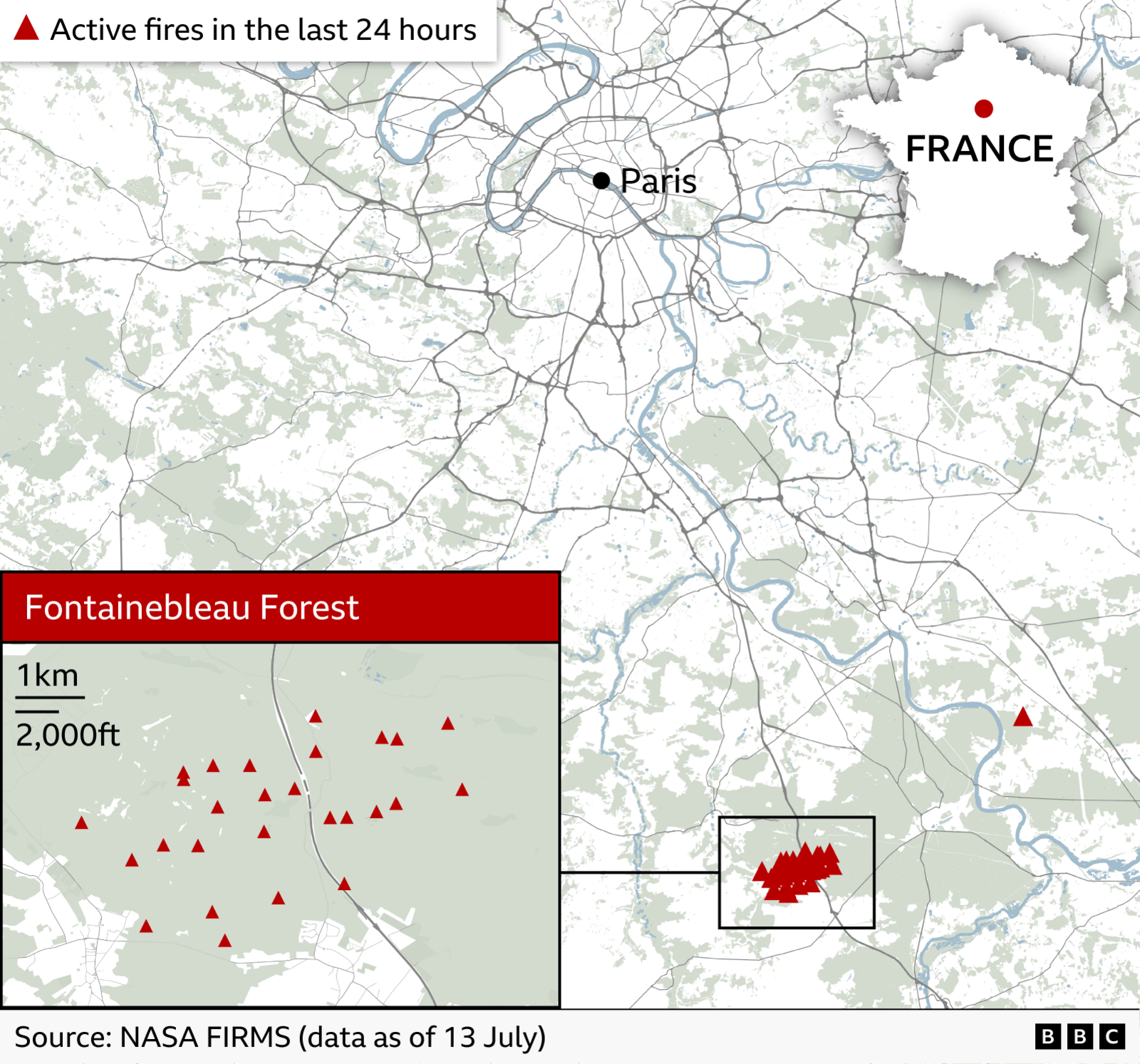 Wildfire near Paris May Have Been Deliberately Ignited, Minister Says