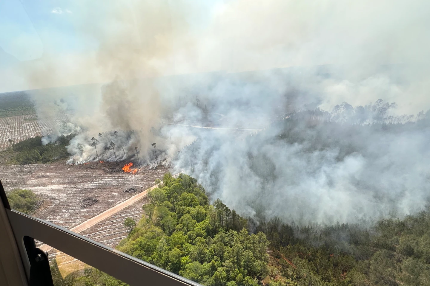 Wildfires Rage in Southeastern Georgia, Prompting Evacuations