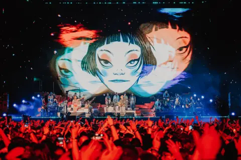 Gorillaz’s Epic Stadium Show: A Backstage Look Inside the Creative Chaos