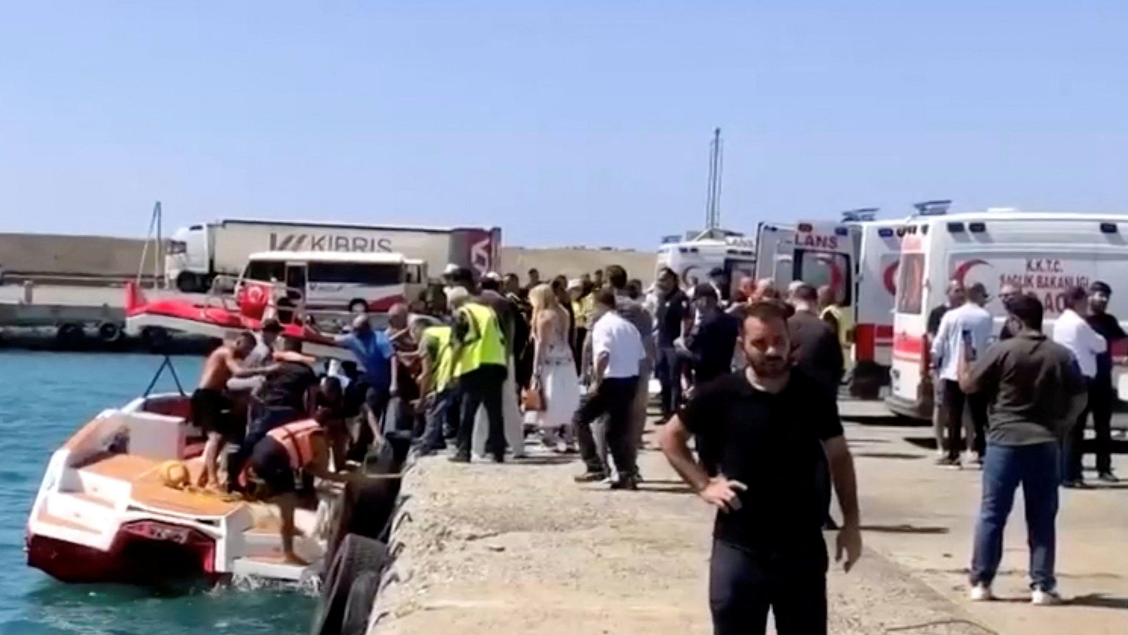 Passenger Boat Capsizes Near Kyrenia, 270 People on Board