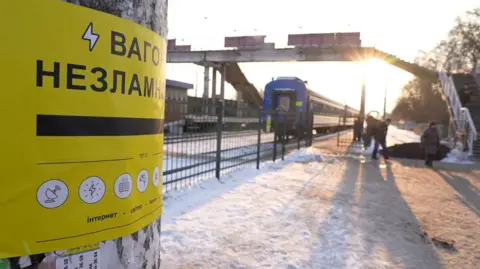 Kyiv Endures Harsh Winter Amidst Russian Strikes: Citizens Seek Refuge