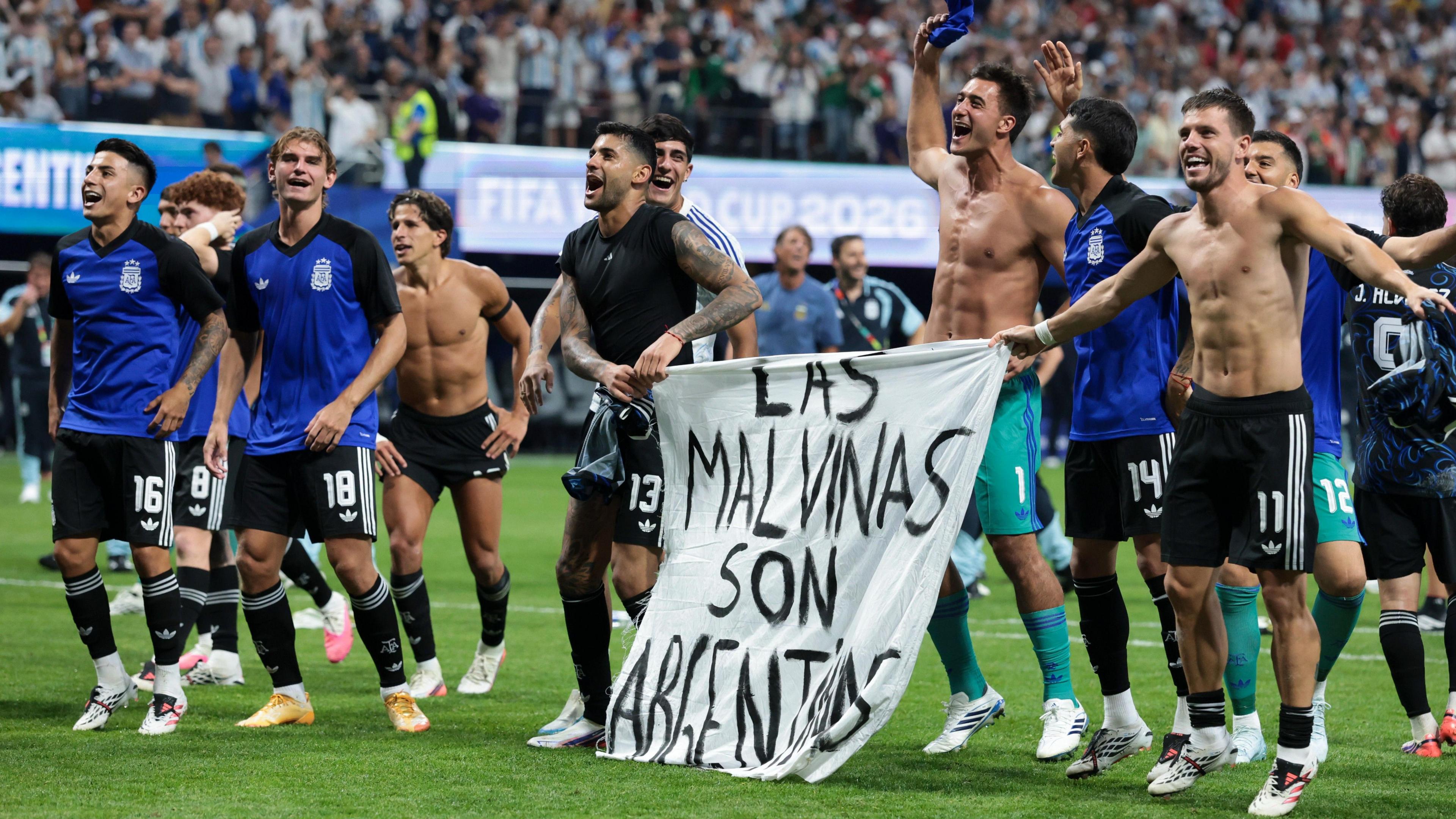 Argentina faces FIFA fine after semi‑final win with Falklands banner