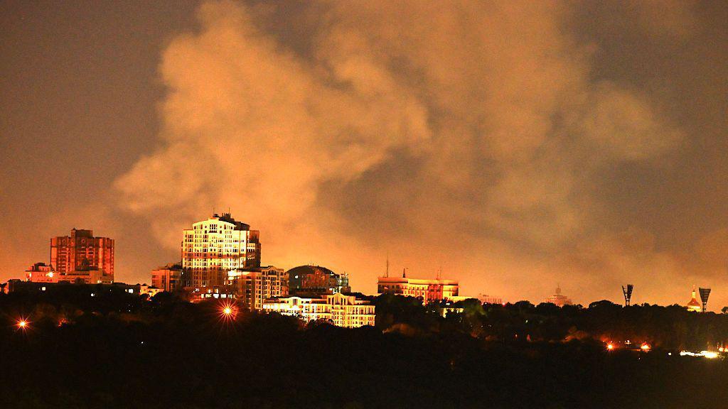 Eight People Killed in Overnight Missile Attack on Kyiv as Drones Cross Borders