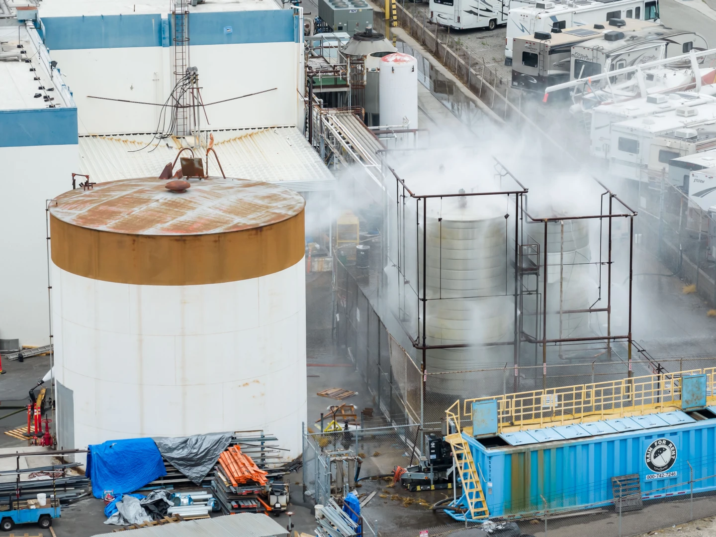 50,000 Sides Evacuate After Garden Grove Chemical Tank Cracks