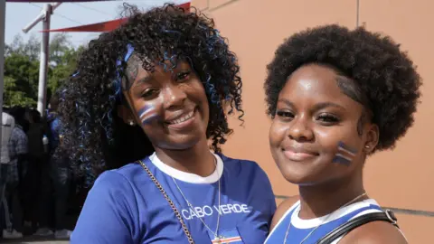 Cape Verde fans celebrate historic 0-0 draw against Spain in World Cup debut