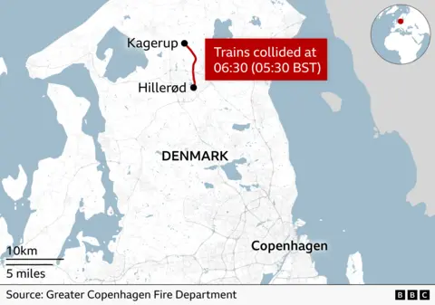 Head-On Train Collision in Denmark Leaves Several Injured