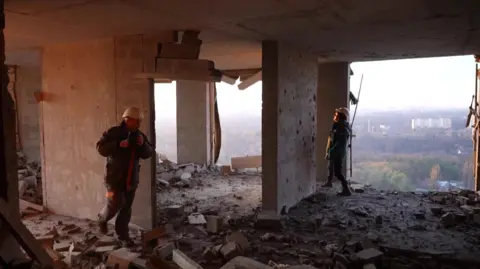 Deadly Russian Drone Strike Hits Kyiv Residential Building