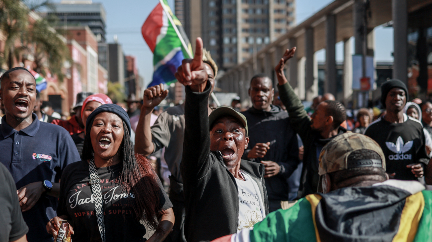 South African Protesters Demand Repatriation of Undocumented Migrants