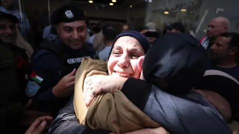 Palestinians Celebrate the Release of Hundreds of Prisoners and Detainees