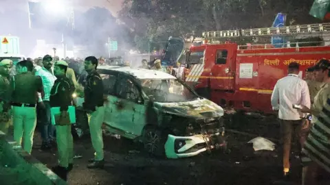 Deadly Car Explosion Near Delhi's Red Fort Claims Eight Lives