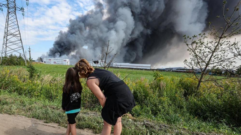 Russia warns the UK over drone supply as Ukrainian strikes spread